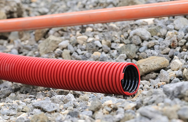 Кабель в пнд-трубе