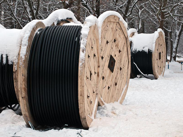 Кабель на морозе