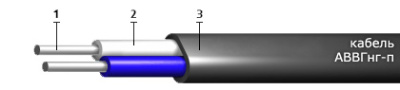 Кабель АВВГнг(А)-П 2х10(ож)-1 в интернет-магазине «Элмартс»